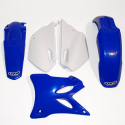 UFO KOMPLET PLASTIKÓW YAMAHA YZ 85 '02-'12 KOLOR OEM (NIEBIESKI/BIAŁY) (YA306E999)