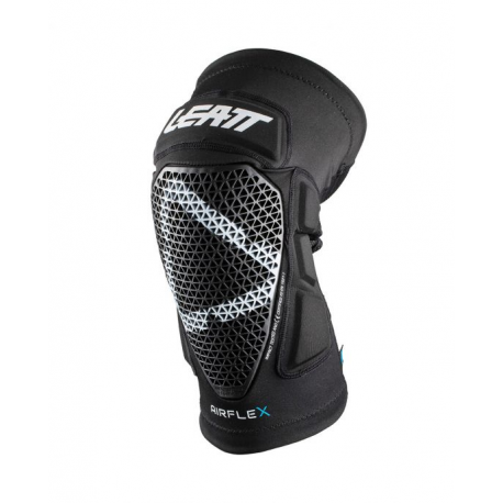 LEATT (2021/2022) NAKOLANNIKI OCHRANIACZE KOLAN AIRFLEX PRO KNEE GUARD BLACK KOLOR CZARNY ROZMIAR M