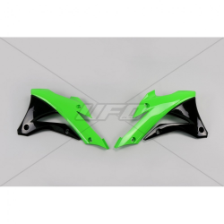 UFO OSŁONY CHŁODNICY KAWASAKI KX 85 '14-'20 KOLOR ZILEONY CZARNY