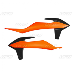 UFO OSŁONY CHŁODNICY KTM SX/SX-F '19-'20 KOLOR POMARAŃCZOWY CZARNY