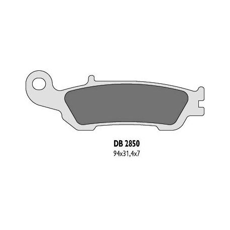 DELTA BRAKING KLOCKI HAMULCOWE KH450 PRZÓD YAMAHA YZ/YZF 08-16 - ZASTĘPUJĄ DB2850MX-N ORAZ DB2850QD-N