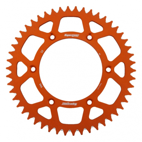 SUPERSPROX ZĘBATKA TYLNA ALUMINIOWA 7075-T6 (ERGAL) 899 49 KTM SX/EXC (JTR897.49) KOLOR POMARAŃCZOWY