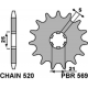 PBR ZĘBATKA PRZEDNIA 569 14 KAWASAKI KX 250 '87-'98, YAMAHA YZ 250 '77-'98 (JTF569.14) (ŁAŃC. 520) (56914JT)