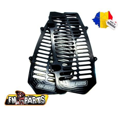 FM-PARTS OSŁONY CHŁODNICY (KRATKI) ALUMINIUM KTM/HUSQVARNA '20-'21 KOLOR CZARNY