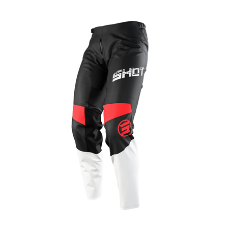 SHOT RACING (2021 NOWOŚĆ) SPODNIE CROSS/ENDURO PANTS DEVO SLAM RED KOLOR CZERWONY ROZMIAR 28