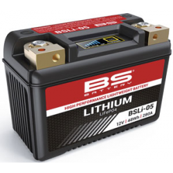 BS, akumulátr Lithium-iontový, s ukazatelem nabití LIFEPO4 BSLI-05 (134X65X92) (280A,48WH,4AH) (YTZ10S,YT12B-4,YT14B-4,YT12B