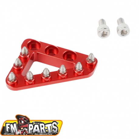 FM-PARTS STOPKA DŹWIGNI HAMULCA TYLNEGO (SZEROKA) BETA RR/XTRAINER KOLOR CZERWONY