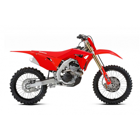 UFO KOMPLET PLASTIKÓW HONDA CRF 250R '18-'21, CRF 450R '17-'20 KOLOR CZERWONY ( W ZESTAWIE OSŁONY TELESKOPÓW ORAZ NAKLEJKI )