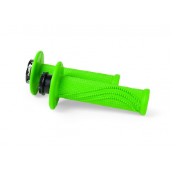 RACETECH MANETKI R20 LOCK-ON (22+25MM) KOLOR ZIELONY NEON + 8 ADAPTERÓW ROLGAZU