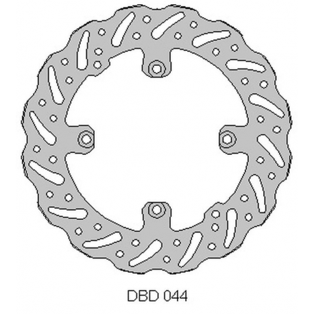 DELTA BRAKING TARCZA HAMULCOWA PRZÓD BETA 250 RR '05-12, 525 RR '05-12, WAVE (260X120,3X4MM) (4X8,5MM) (NG1263)