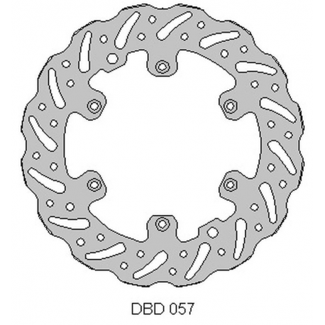 DELTA BRAKING TARCZA HAMULCOWA PRZÓD BETA 2T/4T '13-21, WAVE (260X126,5X3MM) (6X6,5MM) (NG1293)