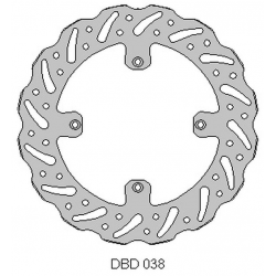 DELTA BRAKING TARCZA HAMULCOWA PRZÓD HUSQVARNA CR/WR 125 '00-13, TR/TC/WR 250 '00-13, TE/TC 450/510/610 '05-10, WAVE (260X120X3M