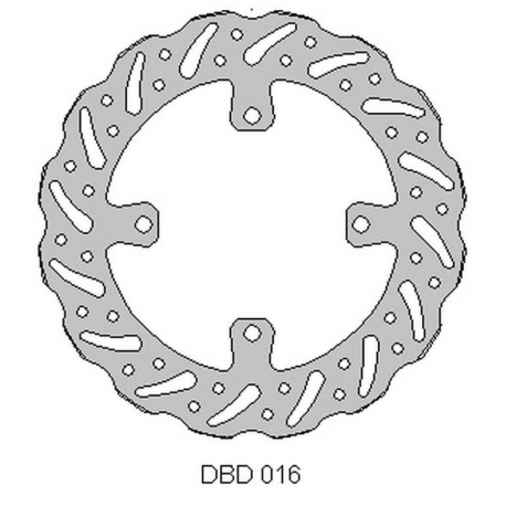 DELTA BRAKING TARCZA HAMULCOWA PRZÓD KAWASAKI KX 125 '03-08, KX 250 '03-18, 21, KX 450 '06-18, 21, KLX 450 '07-21, KXE 450'10-20