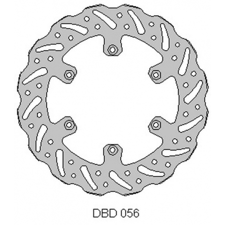 DELTA BRAKING TARCZA HAMULCOWA TYŁ BETA 2T/4T '13-21, WAVE (220X108,2X4MM) (6X6,5MM) (NG1294)