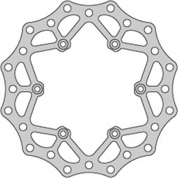 DELTA BRAKING TARCZA HAMULCOWA TYŁ KTM 2T/4T '91-21, HUSABERG, HUSQVARNA, GAS-GAS '21, WAVE ULTRA LIGHT (220X110X4MM) (6X6,5MM)