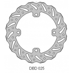 DELTA BRAKING TARCZA HAMULCOWA TYŁ SUZUKI RMZ250 '07-21, RMZ450 '05-21, WAVE (240X122X4MM) (4X10,5MM) (NG1049)