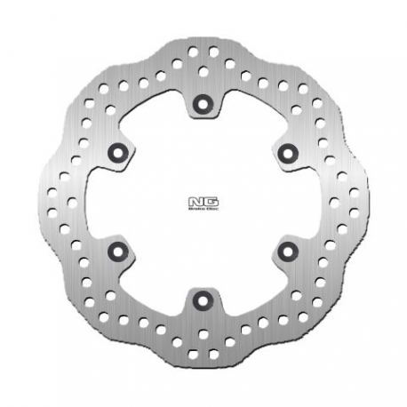 NG 2021/06 TARCZA HAMULCOWA TYŁ KAWASAKI KLR 650 '90-'07, KLE 500 '91-'07 (230X120X5MM) (6X10,5MM) WAVE