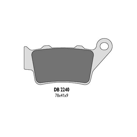 DELTA BRAKING KLOCKI HAMULCOWE KH208 TYŁ BREMBO (KTM) - ZASTĘPUJĄ DB2240MX-D ORAZ DB2240QD-D