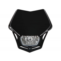 RACETECH LAMPA PRZEDNIA V-FACE KOLOR CZARNY