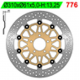 NG TARCZA HAMULCOWA PRZÓD KAWASAKI ZRX 1100/1200, ZX 9R 00-01 (310x61x5)