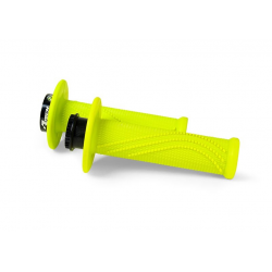 RACETECH MANETKI R20 LOCK-ON (22+25MM) KOLOR NEON ŻÓŁTY + 8 ADAPTERÓW ROLGAZU