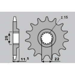 CHT ZĘBATKA PRZEDNIA 1252 13 KTM LC4 (4021-13) (JTF1902.13)