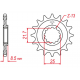 GROSSKOPF PROMOCJA ZĘBATKA PRZEDNIA 2137 16 KAWASAKI ZX -R '02-'03, Z 1000 '03-'06, ZX-10R '04-'20 (-1), ZX-10RR '17-'19 (-1), K