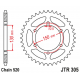 JT ZĘBATKA TYLNA 236 46 HONDA NX 650 '95-'01, YAMAHA XJ 6 '09-'15 (JTR305.46ZBK)* (ŁAŃC. 520) - PATRZ RÓWNIEŻ 430946 (JTR245/3.4