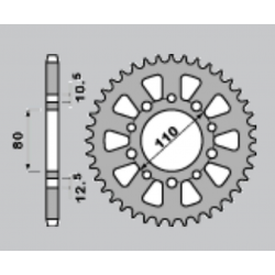 CHT ZĘBATKA TYLNA 334 44 (A4150334440) HONDA CB/CBR 1000 '84-'89