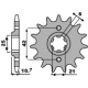 PBR ZĘBATKA PRZEDNIA 338 17 18NC HONDA CB 650 79-84 (+1) (JTF338.17) (ŁAŃC. 530)