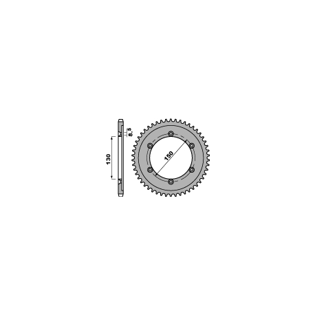 PBR ZĘBATKA TYLNA 4374 54 C45 HONDA XLR 125 (98-02) (JTR1249.54) (ŁAŃC. 428)