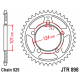 JT ZĘBATKA TYLNA 4508 41 KTM 950/990/1190 RC8 /DUKE/ SUPERMOTO (450841JTZBK) (ŁAŃC. 525) KOLOR CZARNY