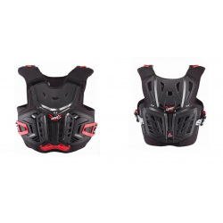 LEATT (2021/2022) OSŁONA KLATKI PIERSIOWEJ, BUZER CHEST PROTECTOR 4.5 JUNIOR (147-159CM) KOLOR CZARNY/CZERWONY