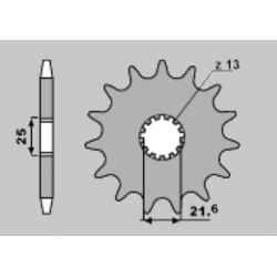 CHT ZĘBATKA PRZEDNIA 564 14 SUZUKI GSF 650/ DL 650/ SF 650 (JTF520.14)