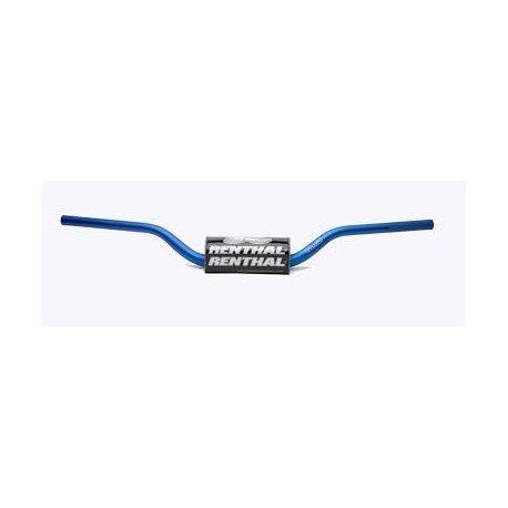 RENTHAL KIEROWNICA 1,1/8 CALA (28,6MM) MX FATBAR HANDLEBAR BLUE YAMAHA YZ/YZF +7 KOLOR NIEBIESKI Z GĄBKĄ