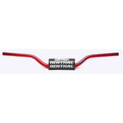 RENTHAL KIEROWNICA 1,1/8 CALA (28,6MM) MX FATBAR RED REED/WINDHAM KOLOR CZERWONY Z GĄBKĄ