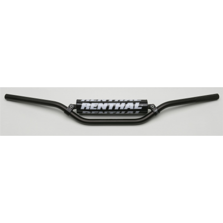 RENTHAL KIEROWNICA 7/8 CALA (22MM) MX HANDLEBAR BLACK ENDURO MEDIUM PADDED KOLOR CZARNY Z GĄBKĄ