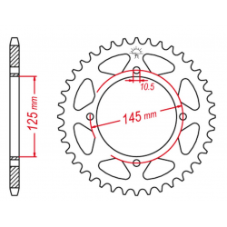 GROSSKOPF PROMOCJA ZĘBATKA TYLNA 857 39 YAMAHA XT 600 '83-94, XT 600Z TENERE 87-89, YFM700, YFZ450, YFM350 (JTR857.39)