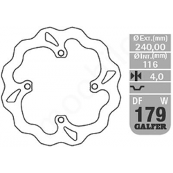 GALFER TARCZA HAMULCOWA TYŁ KAWASAKI KX/KXF (04-14) (240X116X4) WAVE