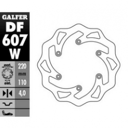 GALFER TARCZA HAMULCOWA TYŁ KTM SX/EXC/LC4 (WAWE )