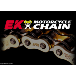 EK ŁAŃCUCH EK420SH 140 MOTOCROSS KOLOR NATURAL (DO 110 CCM) (23,1KN) (MADE IN JAPAN) (ZAPINKA)