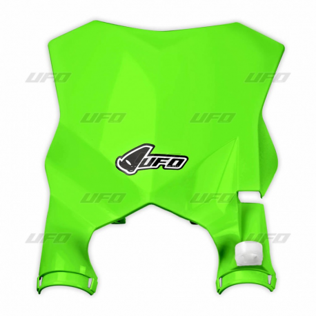 UFO TABLICA NA NUMER STARTOWY KAWASAKI KXF 250 17-19, KXF 450 16-19 KOLOR ZIELONY FLUO (STADIUM)