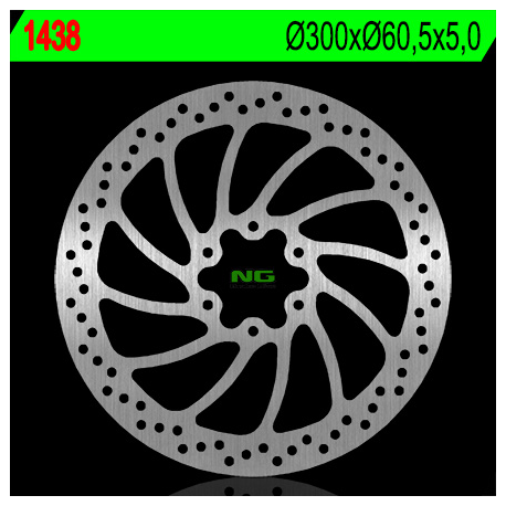 NG TARCZA HAMULCOWA PRZÓD KTM DUKE 125/200/390 '14-'16, RC 125/200/390 '14-'16, BMW G310 '16-'17 (300X60,5X4) (6X8,5MM)