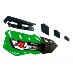 RACETECH PLASTIKI ZAMIENNE DO OSŁON RĄK (HANDBARÓW) FLX / ALU / ATV KOLOR ZIELONY