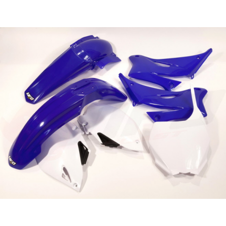 UFO KOMPLET PLASTIKÓW YAMAHA YZF 250 '06-'09, YZF 450 '06-'09 KOLOR OEM (NIEBIESKI/BIAŁY) (YA305E999)