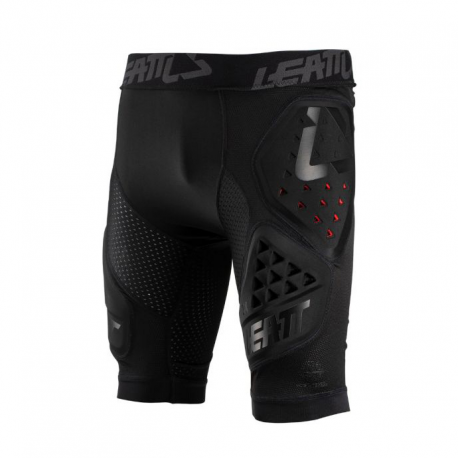 LEATT (2021/2022) SPODENKI Z OCHRANIACZAMI IMPACT SHORTS 3DF 3.0 BLACK KOLOR CZARNY ROZMIAR XXL