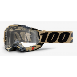 100 PROCENT (2022) FA20 ACCURI 2 GOGGLE TARMAC - CLEAR LENS GOGLE ACCURI 2 KOLOR CAMOUFLAGE SZYBKA PRZEŹROCZYSTA