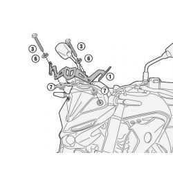 KAPPA MOCOWANIE SZYBY 4128SK YAMAHA MT-03 321 (20)