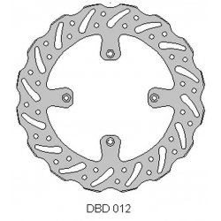 DELTA BRAKING TARCZA HAMULCOWA PRZÓD KAWASAKI KX 125 '89-'02, KX 250 '89-02, WAVE (250X100X3MM) (4X6,5MM) (NG1761,NG137)