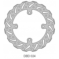 DELTA BRAKING TARCZA HAMULCOWA PRZÓD SUZUKI RMZ 250 '07-21, RMZ 450 '05-21, RMX450 '10-19, WAVE (250X118X3MM) (4X9,5MM) (NG1048X